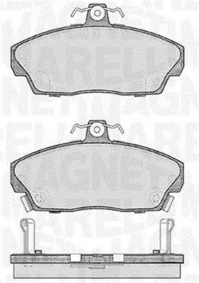 MAGNETI MARELLI 363916060484 Комплект тормозных колодок