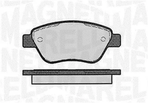 MAGNETI MARELLI 363916060558 Комплект тормозных колодок