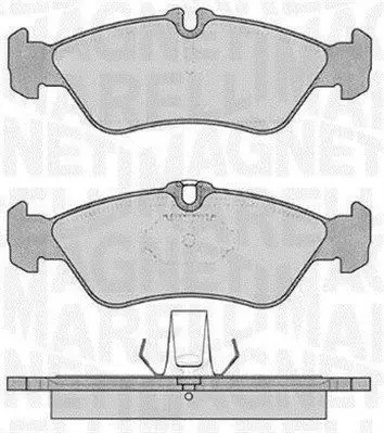 MAGNETI MARELLI 363916060505 Комплект тормозных колодок