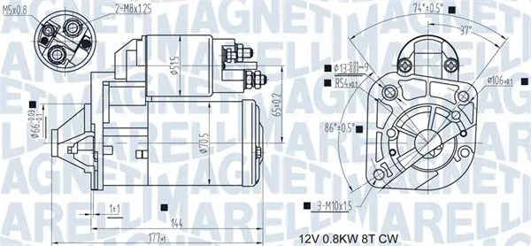 MAGNETI MARELLI 063721442010 Стартер
