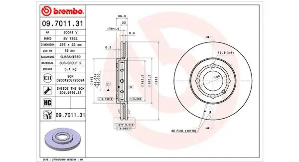MAGNETI MARELLI 360406165901 BS BB VA VW UP