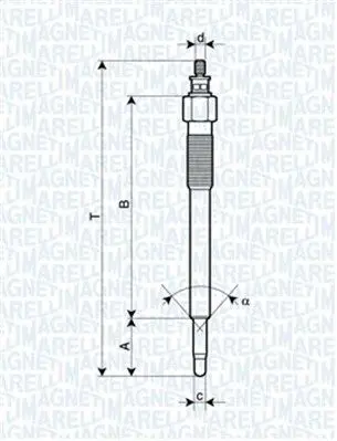 MAGNETI MARELLI 062900075304 Свеча зажигания