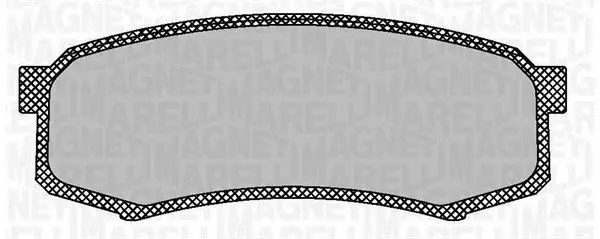 MAGNETI MARELLI 363916060705 Комплект тормозных колодок