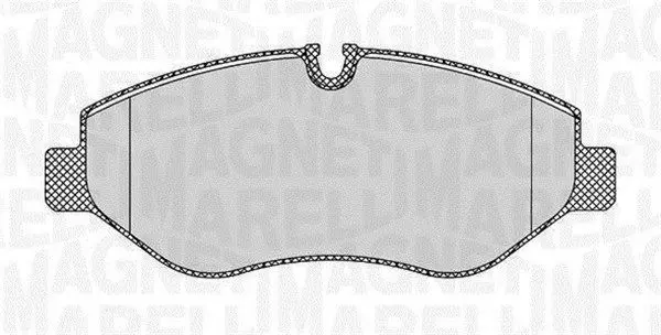 MAGNETI MARELLI 363916060298 Комплект тормозных колодок