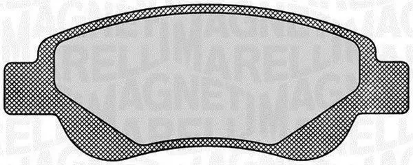 MAGNETI MARELLI 363916060172 Комплект тормозных колодок