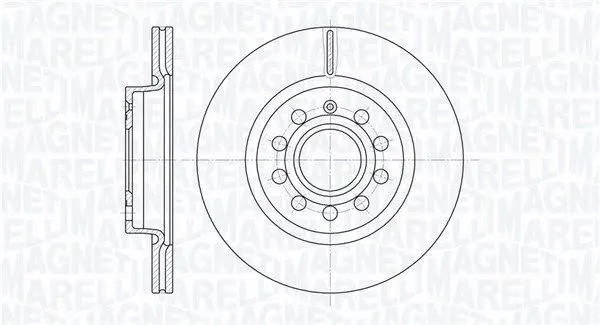 MAGNETI MARELLI 361302040152 Тормозной диск