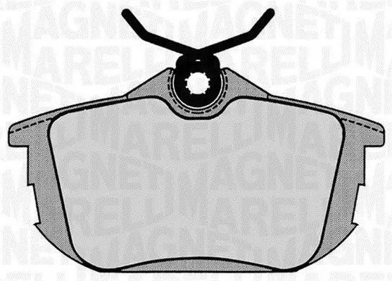 MAGNETI MARELLI 363916060336 Комплект тормозных колодок