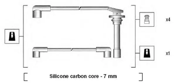 MAGNETI MARELLI 941295010851 Комплект электропроводки