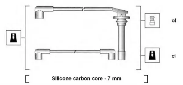 MAGNETI MARELLI 941295030852 Комплект электропроводки