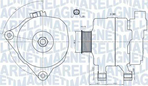 MAGNETI MARELLI 063731499010 Генератор