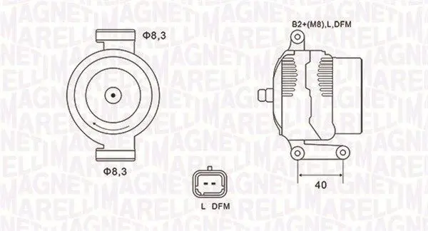 MAGNETI MARELLI 063731470010 Генератор