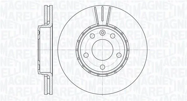 MAGNETI MARELLI 361302040164 Тормозной диск