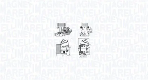 MAGNETI MARELLI 350300004100 масляный радиатор,