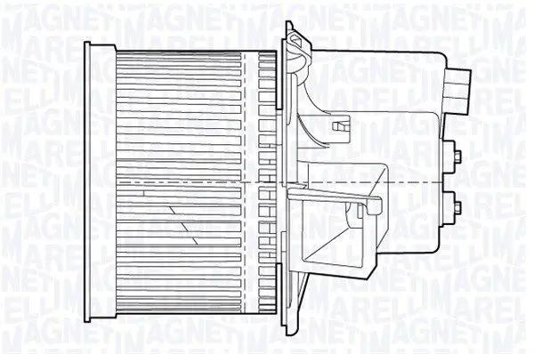 MAGNETI MARELLI 069412655010 Мотор печки Nuova Panda 09/08