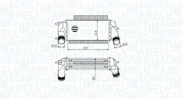 MAGNETI MARELLI 351319205490 Интеркулер