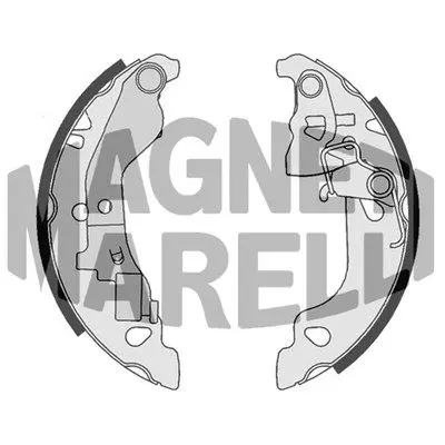 MAGNETI MARELLI 360219192194 Колодки задние барабанные
