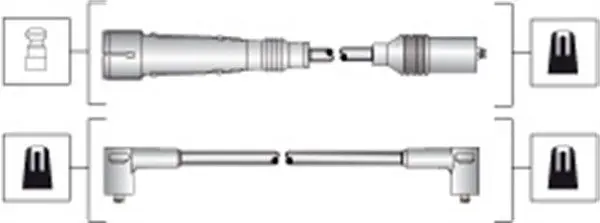 MAGNETI MARELLI 941318111283 комплект проводов зажигания