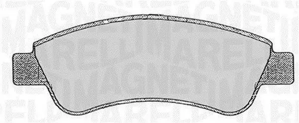 MAGNETI MARELLI 363916060174 Комплект тормозных колодок