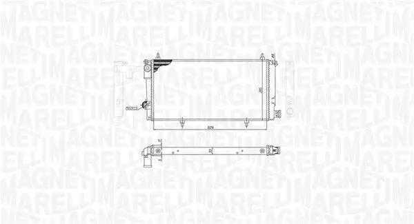 MAGNETI MARELLI 350213786000 Теплообменник