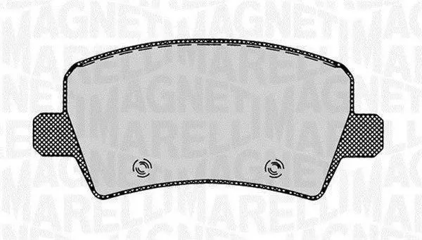 MAGNETI MARELLI 363916060264 Комплект тормозных колодок