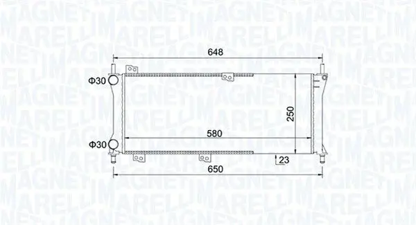 MAGNETI MARELLI 350213814000 Теплообменник