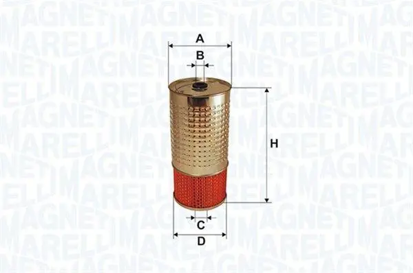 MAGNETI MARELLI 153071760682 Масляный фильтр