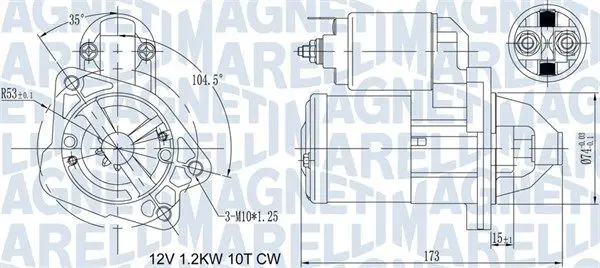 MAGNETI MARELLI 063721469010 Стартер