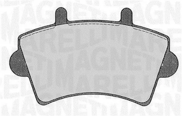 MAGNETI MARELLI 363916060366 Комплект тормозных колодок