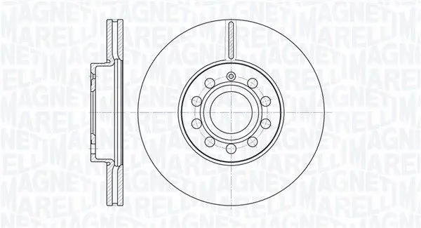 MAGNETI MARELLI 361302040158 Тормозной диск