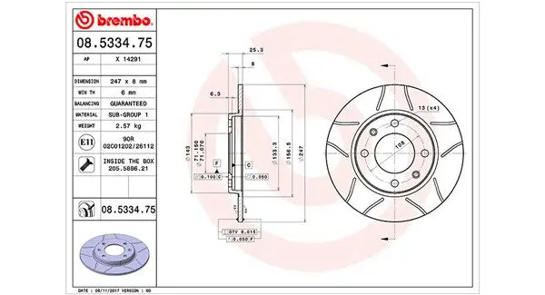 MAGNETI MARELLI 360406018305 Тормозной диск