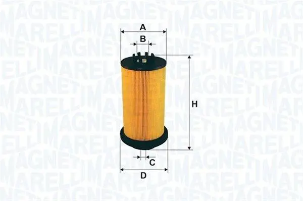 MAGNETI MARELLI 153071762484 Топливный фильтр