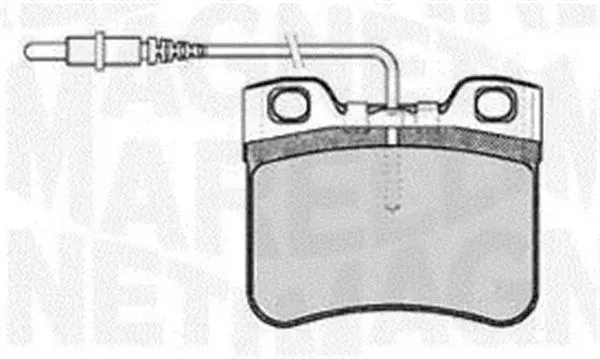 MAGNETI MARELLI 363916060165 Комплект тормозных колодок