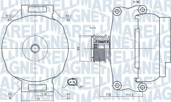 MAGNETI MARELLI 063731769010 Генератор