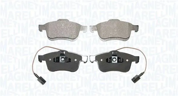 MAGNETI MARELLI 363916060860 Колодки тормозные передние ar
