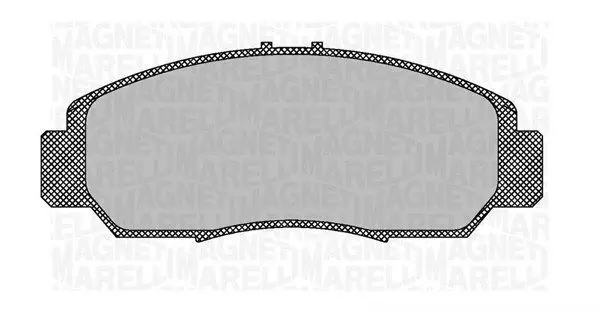MAGNETI MARELLI 363916060702 Комплект тормозных колодок
