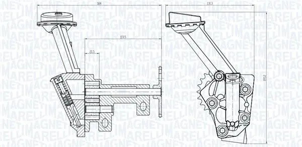 MAGNETI MARELLI 351516000144 OELPUMPE