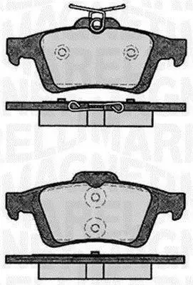 MAGNETI MARELLI 363916060796 Комплект тормозных колодок,