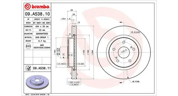 MAGNETI MARELLI 360406110600 Тормозной диск