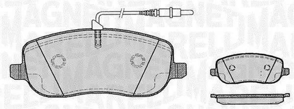 MAGNETI MARELLI 363916060182 Комплект тормозных колодок