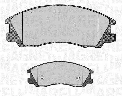 MAGNETI MARELLI 363916060282 Комплект тормозных колодок