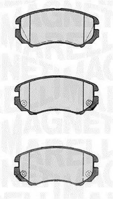 MAGNETI MARELLI 363916060277 Комплект тормозных колодок