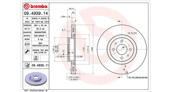 MAGNETI MARELLI 360406000400 Тормозной диск