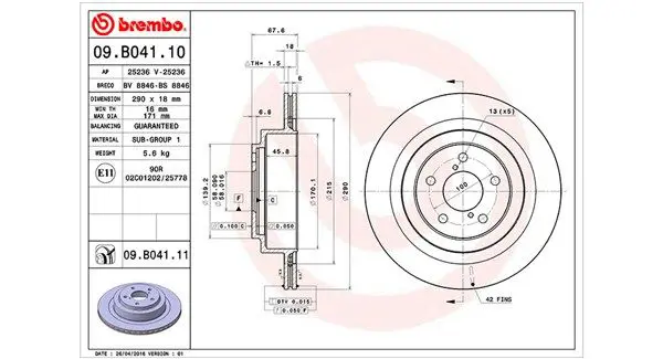 MAGNETI MARELLI 360406124000 Тормозной диск