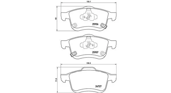 MAGNETI MARELLI 363700423155 SBB V BB FCA 155,1x69x20