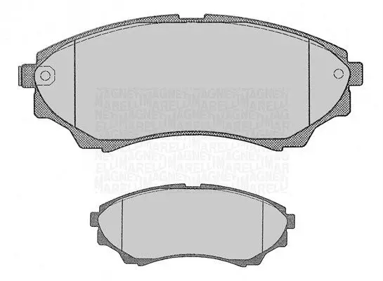 MAGNETI MARELLI 363916060439 Комплект тормозных колодок