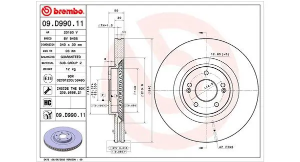 MAGNETI MARELLI 360406171801 BS BB VA HYUNDAI SANTA FE IV