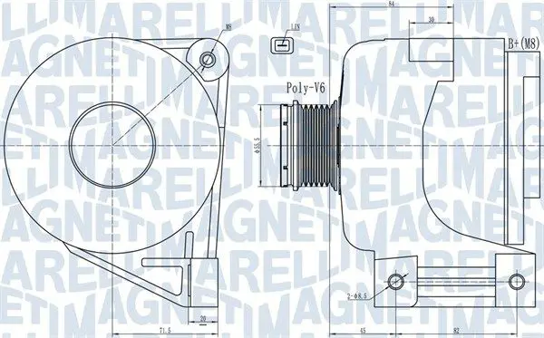 MAGNETI MARELLI 063731988010 Генератор