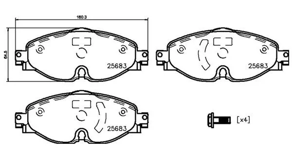 MAGNETI MARELLI 363700485147 SBB V BB VAG 160,3x64,5x20,3