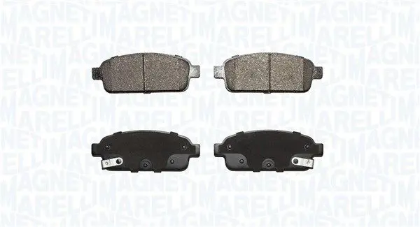 MAGNETI MARELLI 363916060433 Комплект тормозных колодок