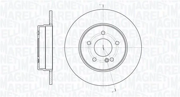 MAGNETI MARELLI 361302040249 Тормозной диск